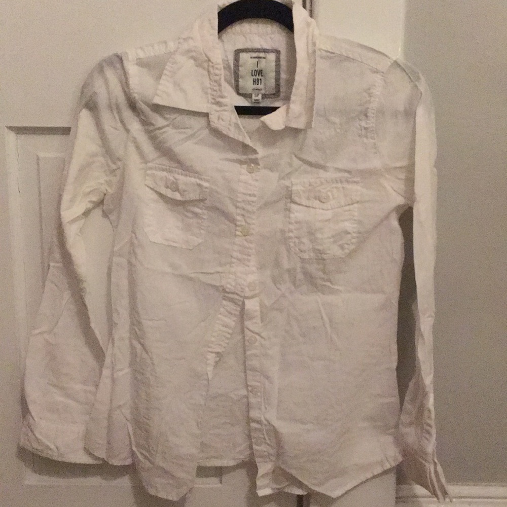 White button down shirt